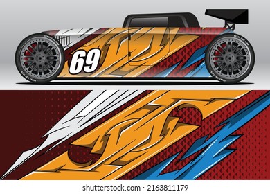 Car wrap decal designs for racing livery or daily car vinyl sticker