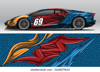 Diseño de calcomanías de ajuste de coches para lirios de carreras o pegatinas de vinilo de coches diarios