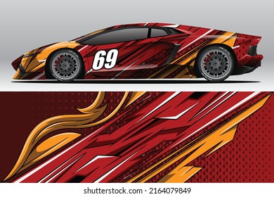 Car wrap decal designs for racing livery or daily car vinyl sticker