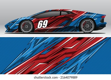 Car wrap decal designs for racing livery or daily car vinyl sticker