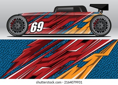 Car wrap decal designs for racing livery or daily car vinyl sticker