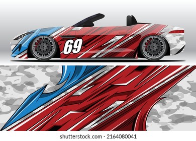 Car wrap decal designs for racing livery or daily car vinyl sticker