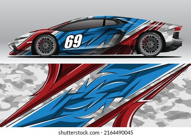 Diseño de calcomanías de ajuste de coches para lirios de carreras o pegatinas de vinilo de coches diarios