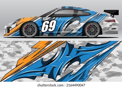 Car wrap decal designs for racing livery or daily car vinyl sticker