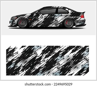 Automobil verpacken decal Grafik Design.
