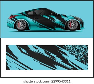 car wrap decal vinyl  for Racing Car wrap graphics 