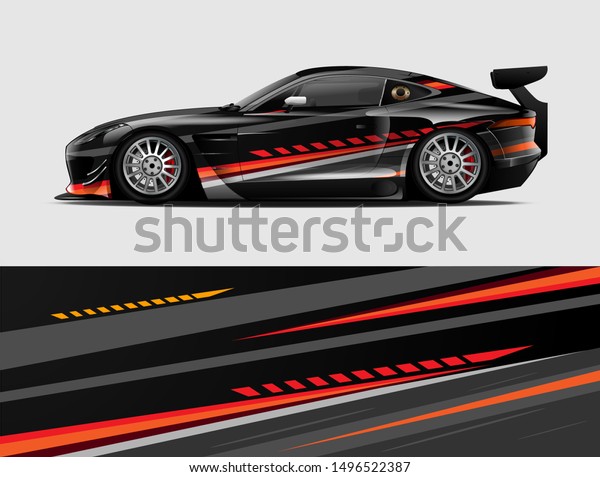 car\
wrap, decal, vinyl sticker designs concept. auto design geometric\
stripe abstract background for wrap vehicles, race cars, cargo\
vans, pickup trucks and livery. racing or daily\
use