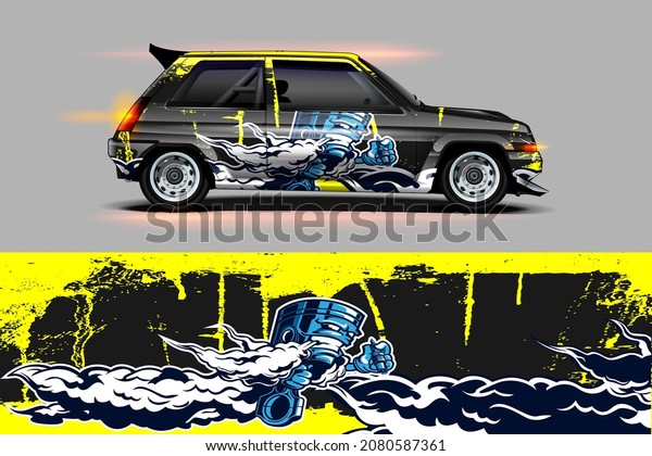 car wrap, decal, vinyl sticker designs\
concept. auto design geometric stripe tiger background for wrap\
vehicles, race cars, cargo vans, and\
livery