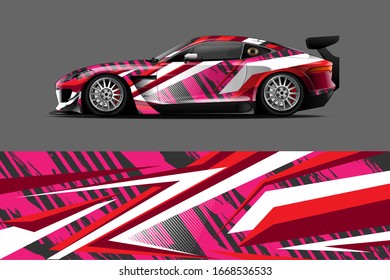 Diseño de envoltura de camión. con abstracto, negrita y agresivo vectoriales gráficos10
