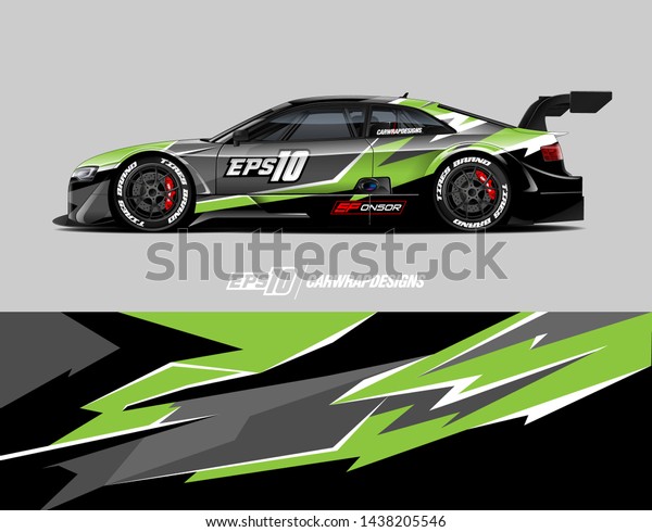 Car wrap\
design.  Abstract racing background for wrap vehicles, race cars,\
cargo van, pickup truck and racing\
livery.