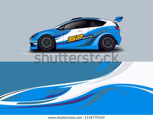 Car wrap design abstract strip and background for\
Car wrap and vinyl sticker