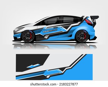Car Wrap Design Background Printable Files Stock Vector (Royalty Free ...