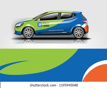 Car wrap design, for branding, services, company.
