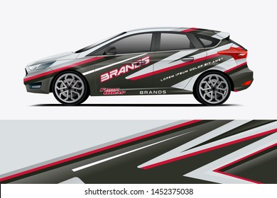 Car wrap design, for branding, services, company dekal
