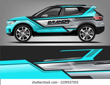 Car Wrap design for company, decal, wrap, and sticker. vector eps10