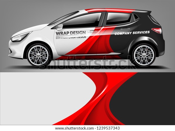 Car Wrap design for company, decal, wrap, and
sticker. vector eps10