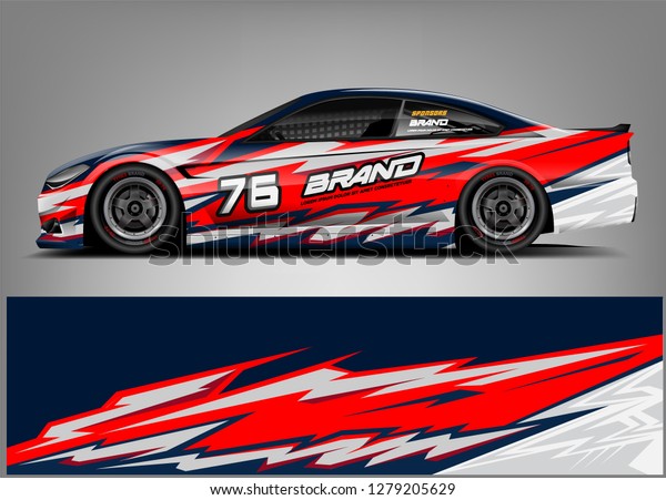 Car Wrap Design Custom Strip Racing Stock Vector (Royalty Free ...