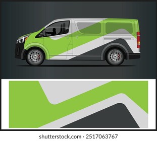 design de envoltório de carro Vetor de veículo gráfico