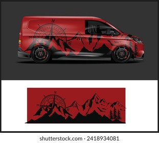 Car Wrap Design with Car Wrap mockups