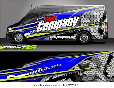 car wrap design. modern lines with abstract background vector concept for vehicle vinyl wrap and automotive decal 