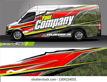 car wrap design. modern lines with abstract background vector concept for vehicle vinyl wrap and automotive decal 