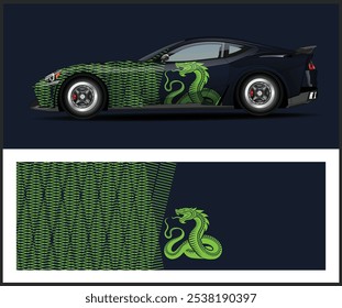 Car wrap Design with  premium Vehicle car