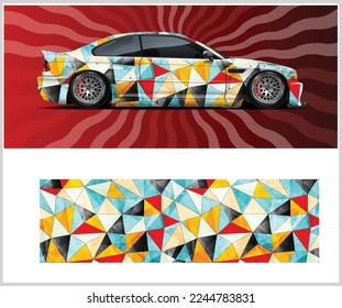 Car wrap Design printable file