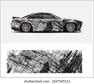 Car wrap Design printable file