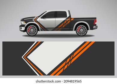 Car wrap design race livery vehicle vector. Graphic stripe racing background kit designs for vehicle, race car, rally