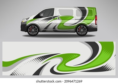 Car wrap design race livery vehicle vector. Graphic stripe racing background kit designs for vehicle, race car, rally