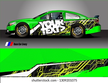 car wrap design. simple lines with abstract background vector concept for vehicle vinyl wrap and automotive decal 