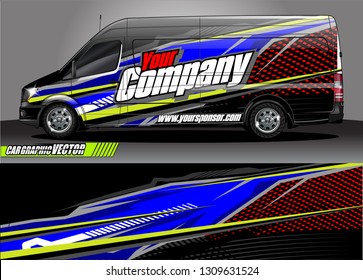 car wrap design. simple lines with abstract background vector concept for vehicle vinyl wrap and automotive decal 