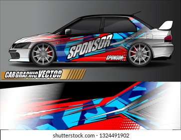 car wrap design. simple lines with abstract background vector concept for vehicle vinyl wrap and automotive decal livery