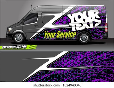 car wrap design. simple lines with abstract background vector concept for vehicle vinyl wrap and automotive decal livery
