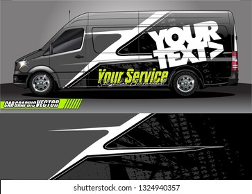 car wrap design. simple lines with abstract background vector concept for vehicle vinyl wrap and automotive decal livery