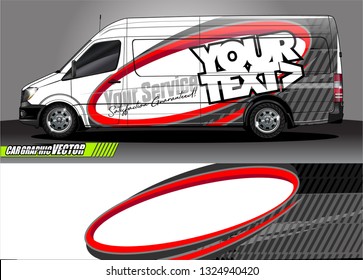 car wrap design. simple lines with abstract background vector concept for vehicle vinyl wrap and automotive decal livery
