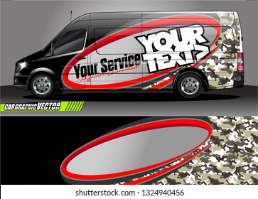 car wrap design. simple lines with abstract background vector concept for vehicle vinyl wrap and automotive decal livery