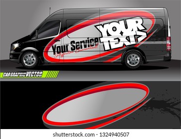 car wrap design. simple lines with abstract background vector concept for vehicle vinyl wrap and automotive decal livery