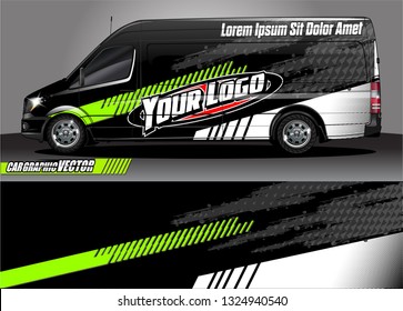 car wrap design. simple lines with abstract background vector concept for vehicle vinyl wrap and automotive decal livery