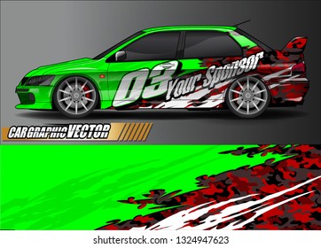 car wrap design. simple lines with abstract background vector concept for vehicle vinyl wrap and automotive decal livery