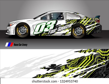 car wrap design. simple lines with abstract background vector concept for vehicle vinyl wrap and automotive decal livery