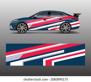 Car wrap design for sport car. Car wrap design for branding, services, company.