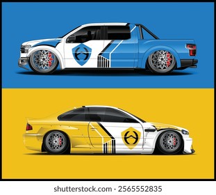 car wrap design and car, truck, van