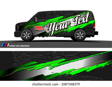 car wrap design vector. abstract splatter with grunge background for vehicle branding