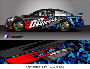 car Wrap design vector. abstract background for vehicle vinyl decals