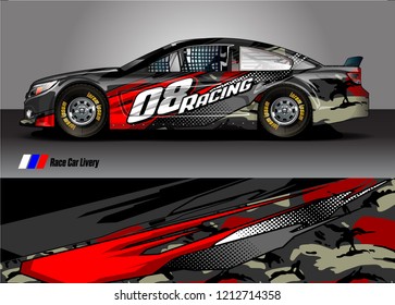 car Wrap design vector. abstract background for vehicle vinyl decals