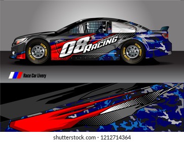 car Wrap design vector. abstract background for vehicle vinyl decals