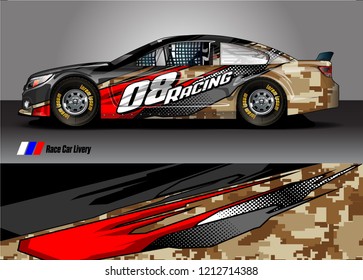 car Wrap design vector. abstract background for vehicle vinyl decals