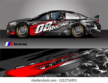 car Wrap design vector. abstract background for vehicle vinyl decals