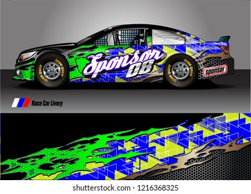car wrap design vector. abstract background for vehicle vinyl decal